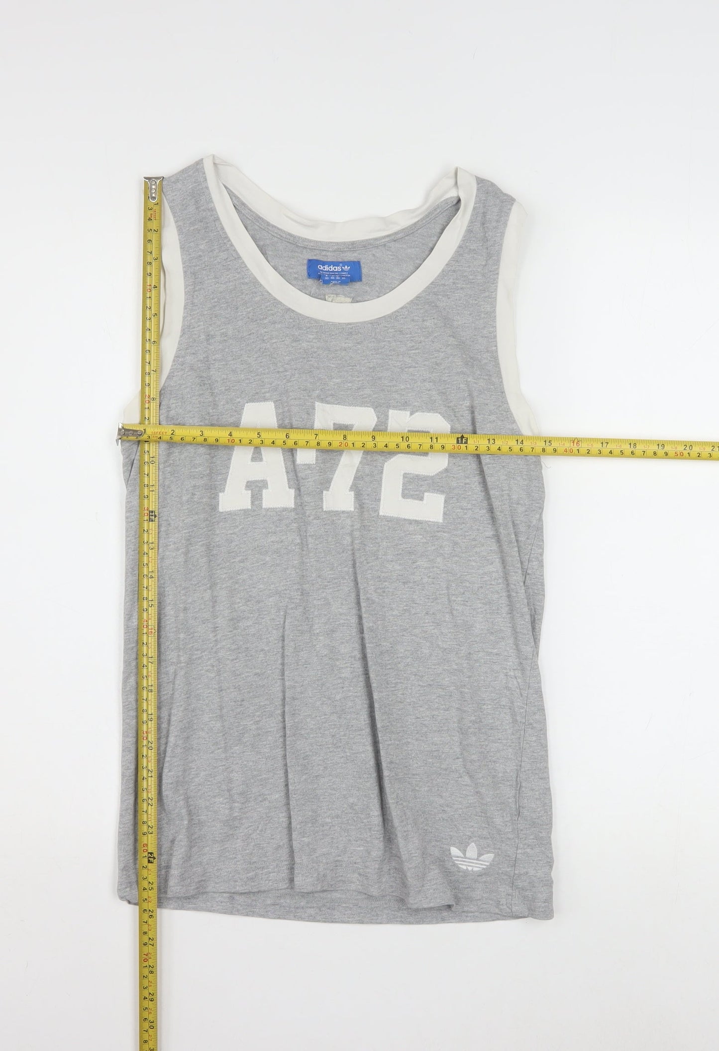 Adidas Men’s Grey XS Sleeveless Sports Tank Top