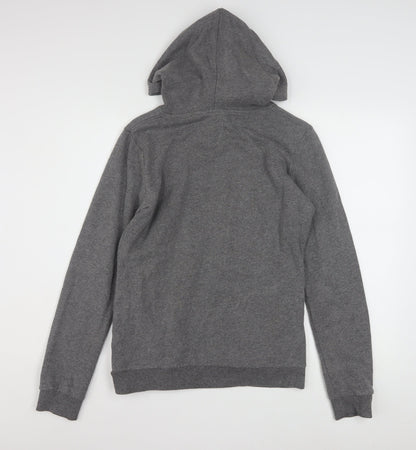 Close-up detail of Disney Women Grey Mickey Mouse Pullover Hoodie Medium Cotton Blend