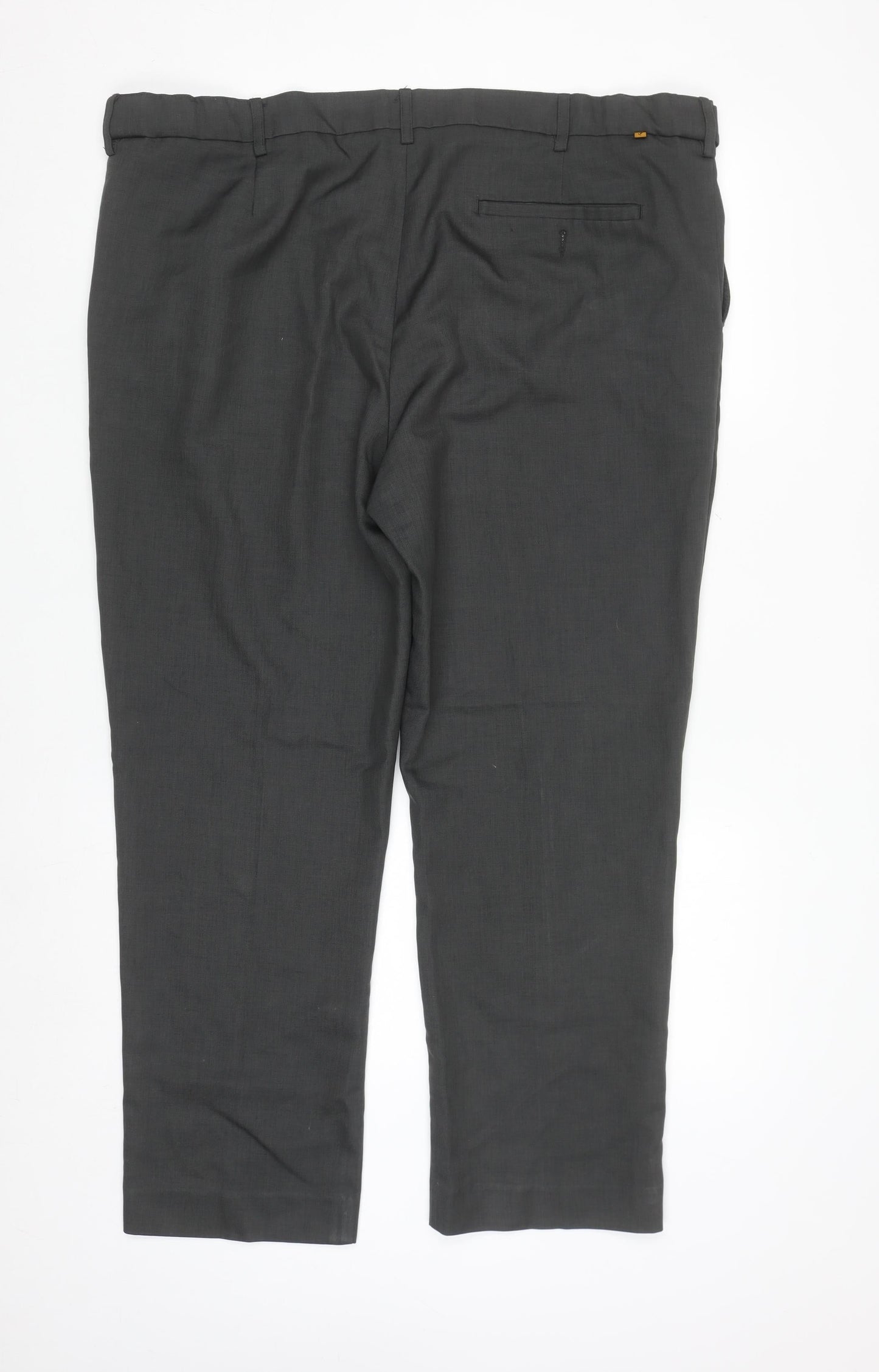 Farah Classic Men's Grey 42W 29L Straight Formal Trousers