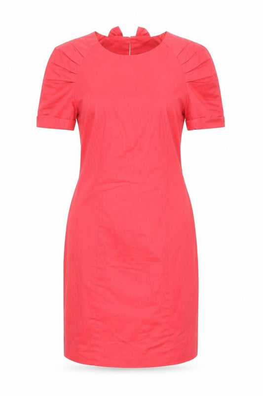 French Connection Women's Pink Size 10 Bow Back Sheath Dress