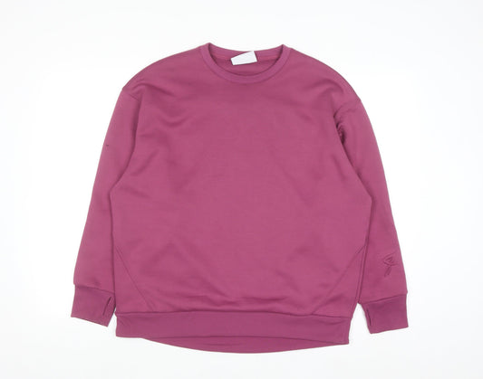 Primark Women's Purple Crew Neck Pullover Sweatshirt Size S
