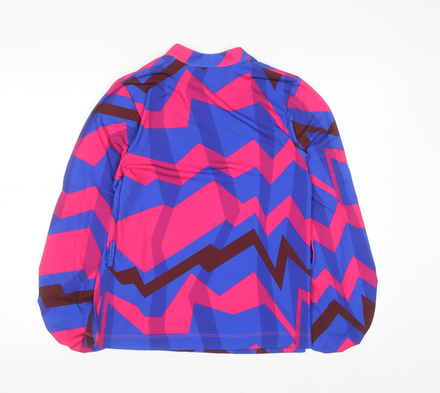 Lennon Courtney Women's Multicoloured Geometric Tunic Blouse Size 8
