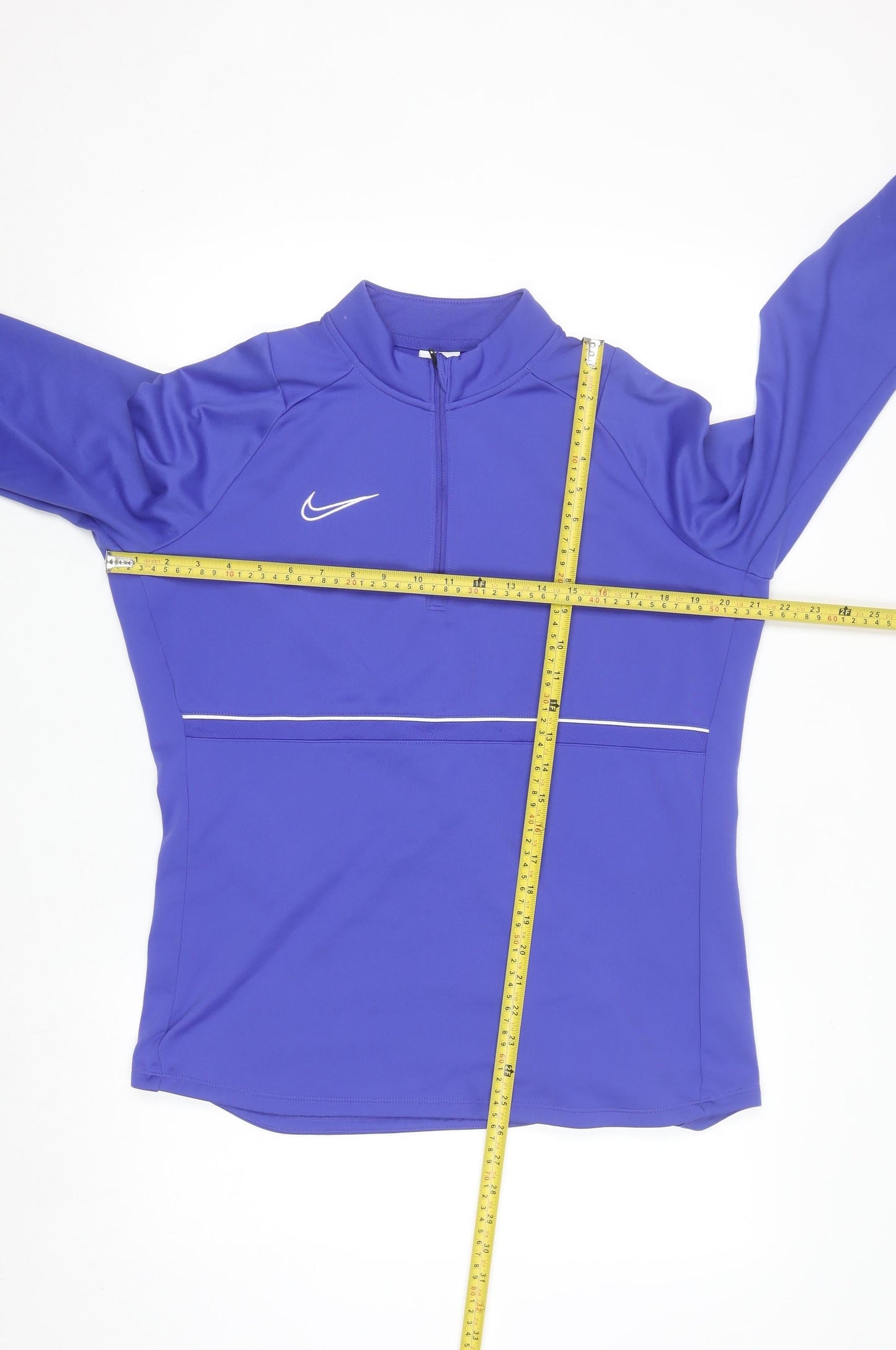 Nike Women’s Purple Dri-Fit 1/4 Zip Long Sleeve Sweatshirt L