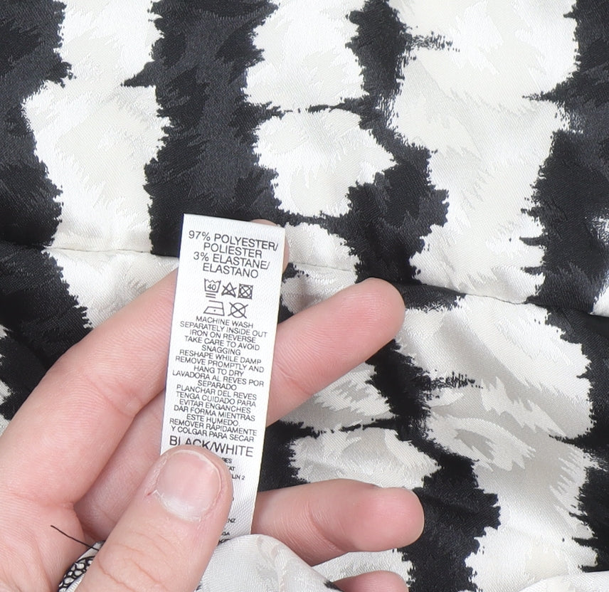 Dunnes Stores Women’s Black Tie-Dye Collared Midi Shirt Dress Size 22