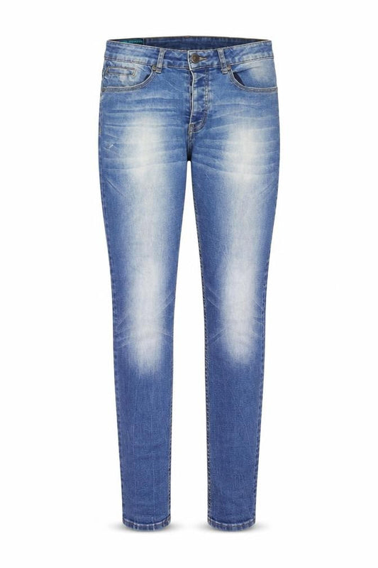 Kingpin Women Blue Skinny Mid Rise Stretch Denim Jeans Size 32R