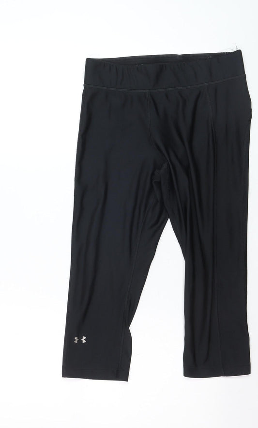 Under Armour Womens Black Capri Compression Leggings L