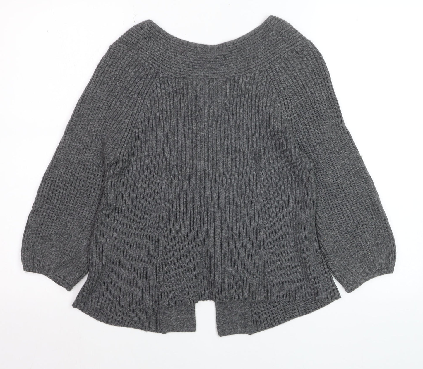 Marks and Spencer Women’s Grey 3/4 Sleeve Cardigan UK 8