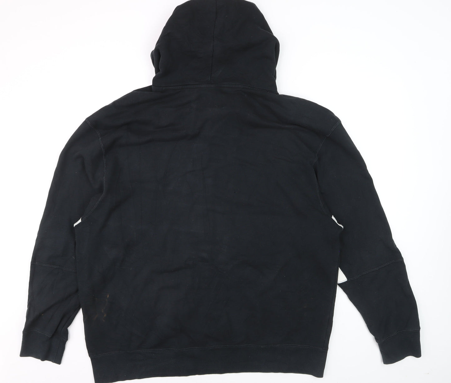 Nike Jordan Mens Black 2XL Pullover Hoodie with Logo Graphic