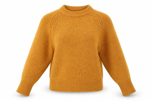 Front view of ASOS Women Brown Mock Neck Knit jumper, size 8