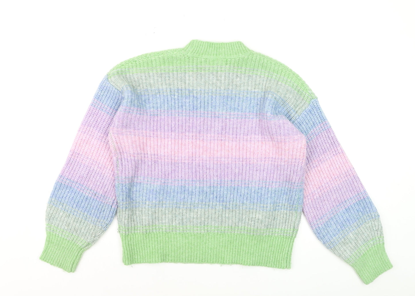 Marks and Spencer Women's Multicoloured Knit Pullover Jumper M