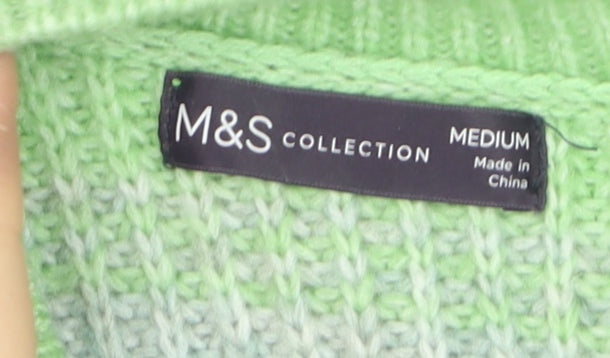 Marks and Spencer Women's Multicoloured Knit Pullover Jumper M