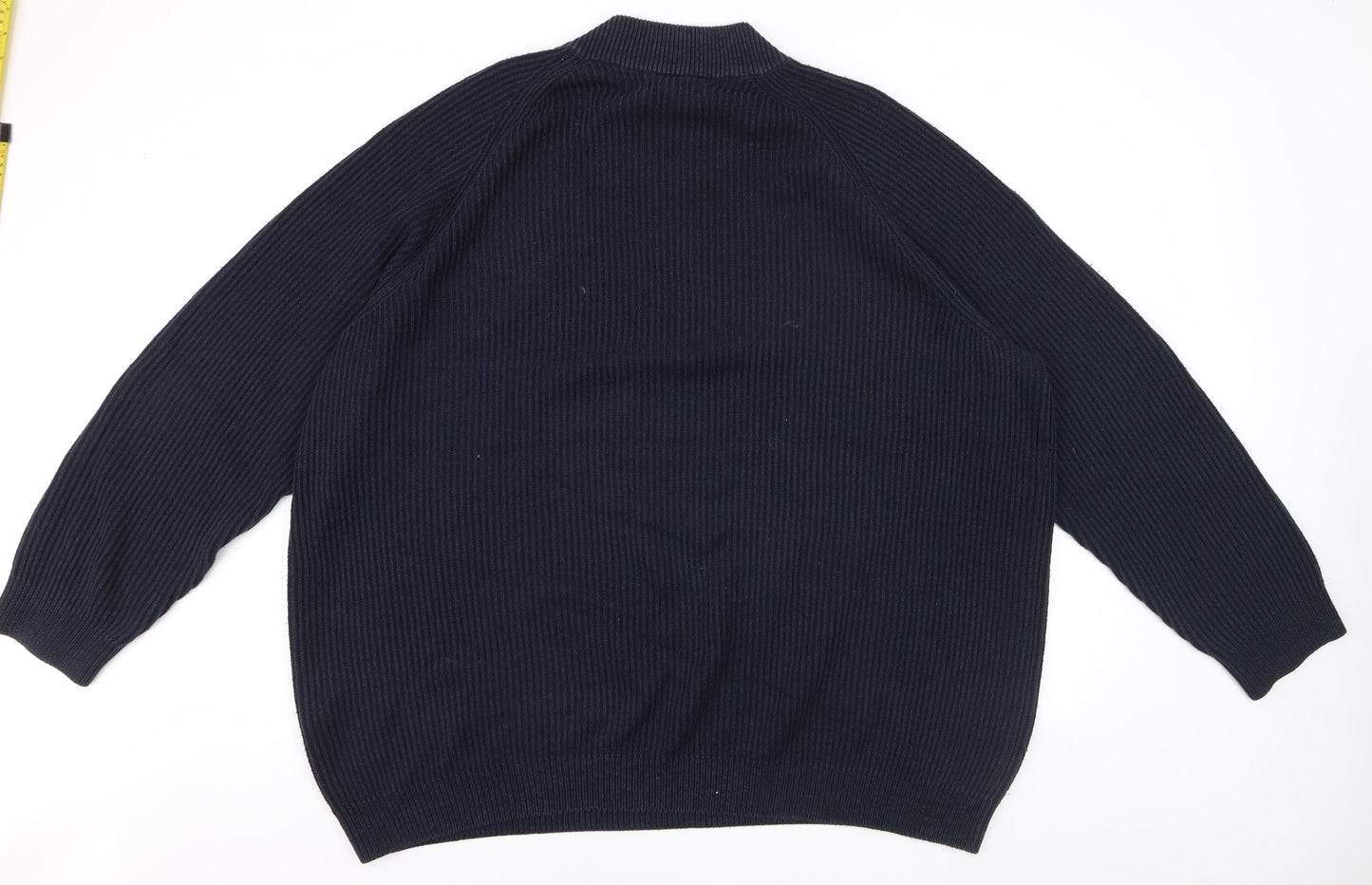 Jack & Jones Men's Blue 3XL Half Zip Knit Jumper