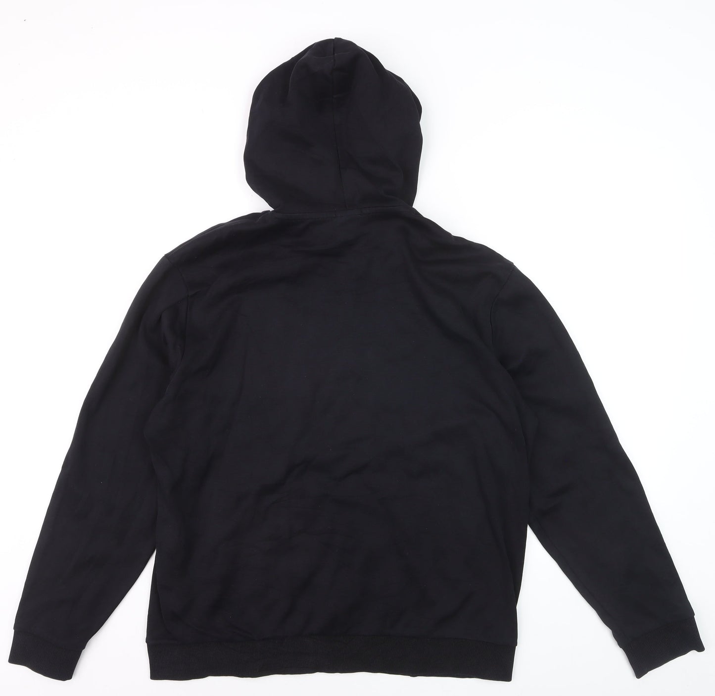 Hugo Boss Men's Black XL Regular Fit Pullover Hoodie