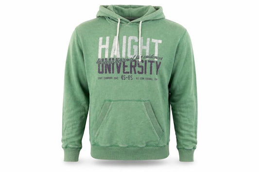 H&M L.O.G.G. Men's Green Pullover Hoodie L Graphic University
