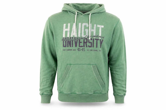 H&M L.O.G.G. Men's Green Pullover Hoodie L Graphic University