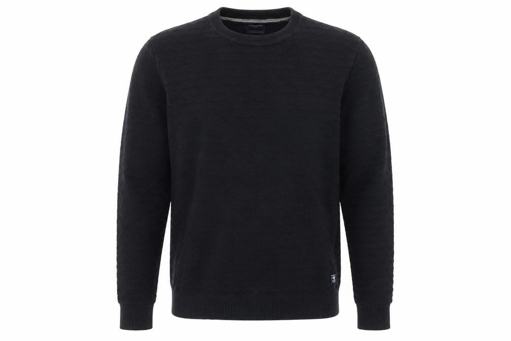 Jack & Jones Men’s Black Cotton Crew Neck Pullover Jumper L