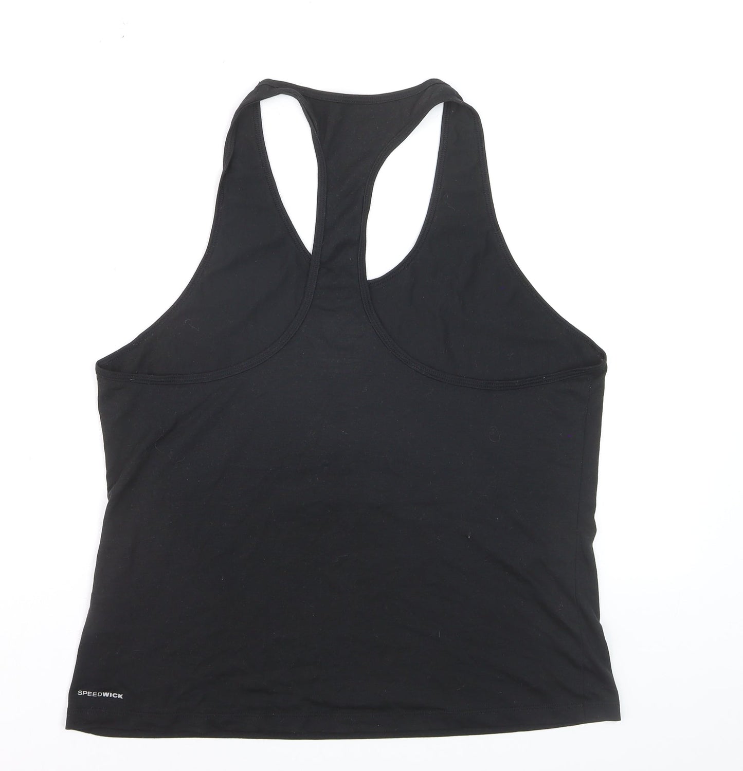 Reebok Womens Black XL Racerback Tank Top Speedwick Gym Activewear