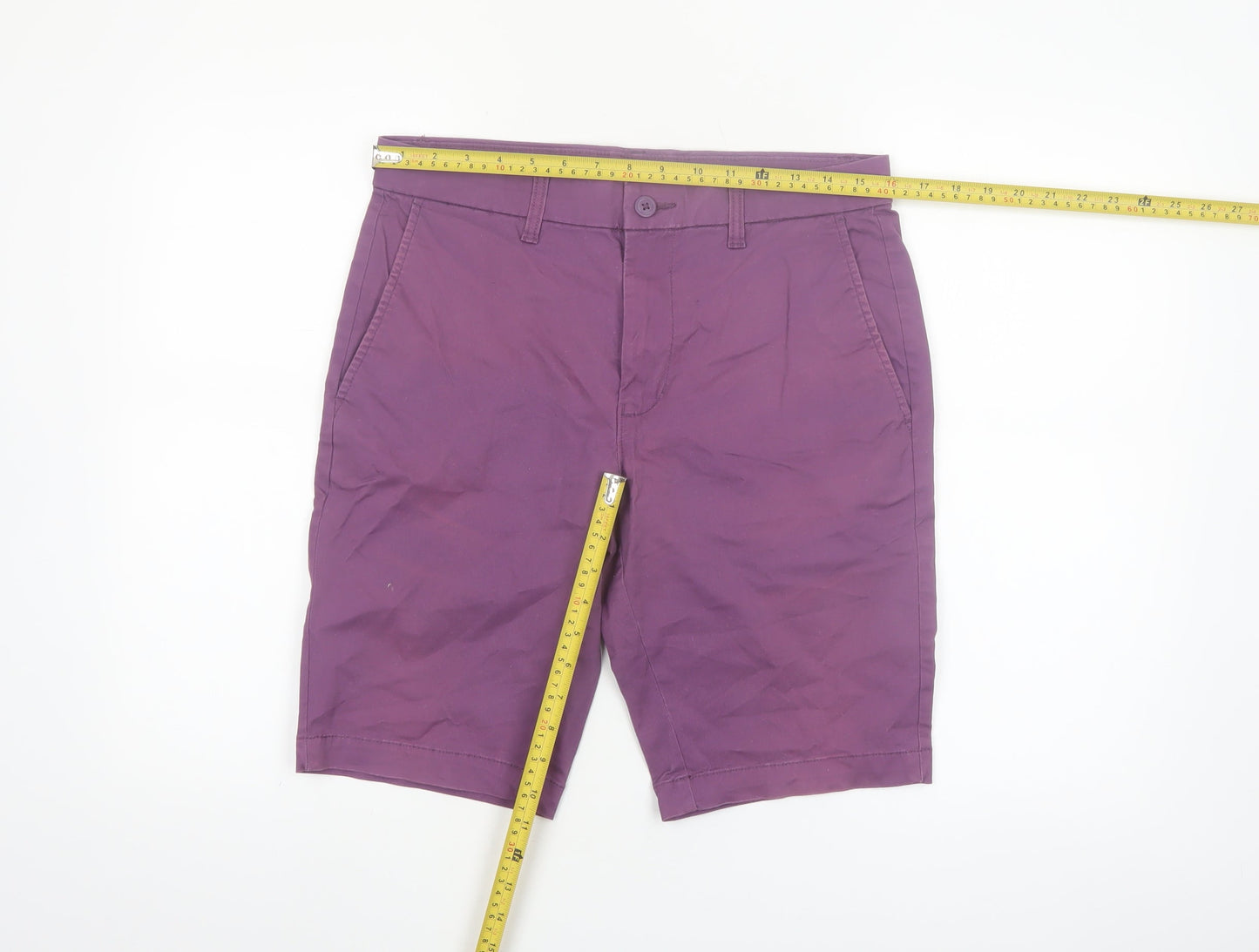 St. Bernard Men's Lilac Purple Chino Shorts Size 32 Regular Cotton Blend