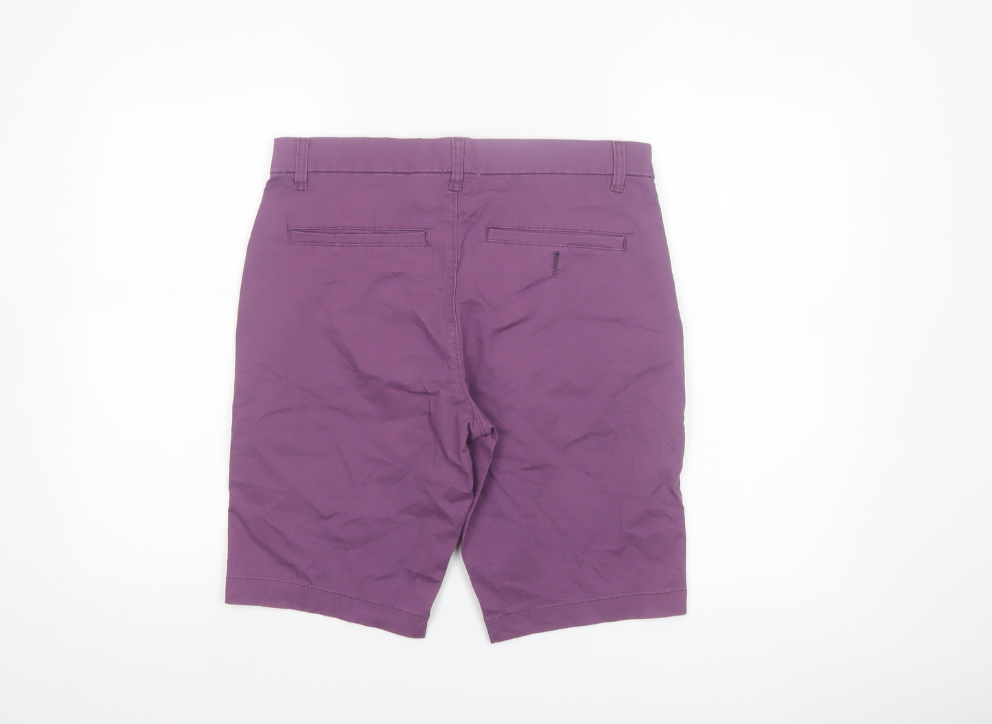 St. Bernard Men's Lilac Purple Chino Shorts Size 32 Regular Cotton Blend