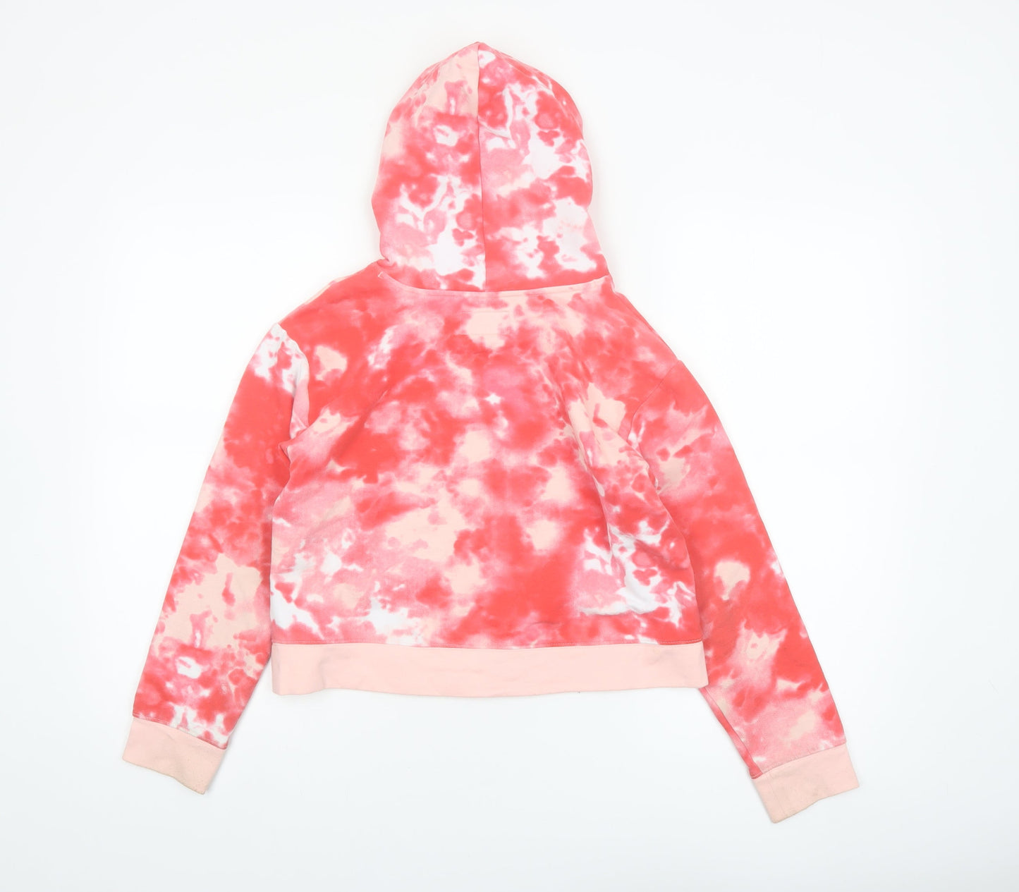 Jordan Girls Pink Tie-Dye Hoodie 12-13 Years Pullover Fleece Long Sleeve