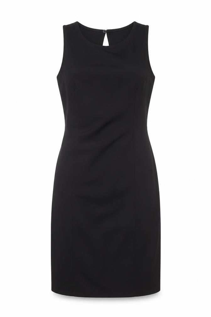 H&M Women’s Black Sheath Knee Length Sleeveless Dress Size 12