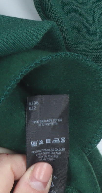 V by Very Women's Green Size 8 Pullover Hoodie with Drawstring