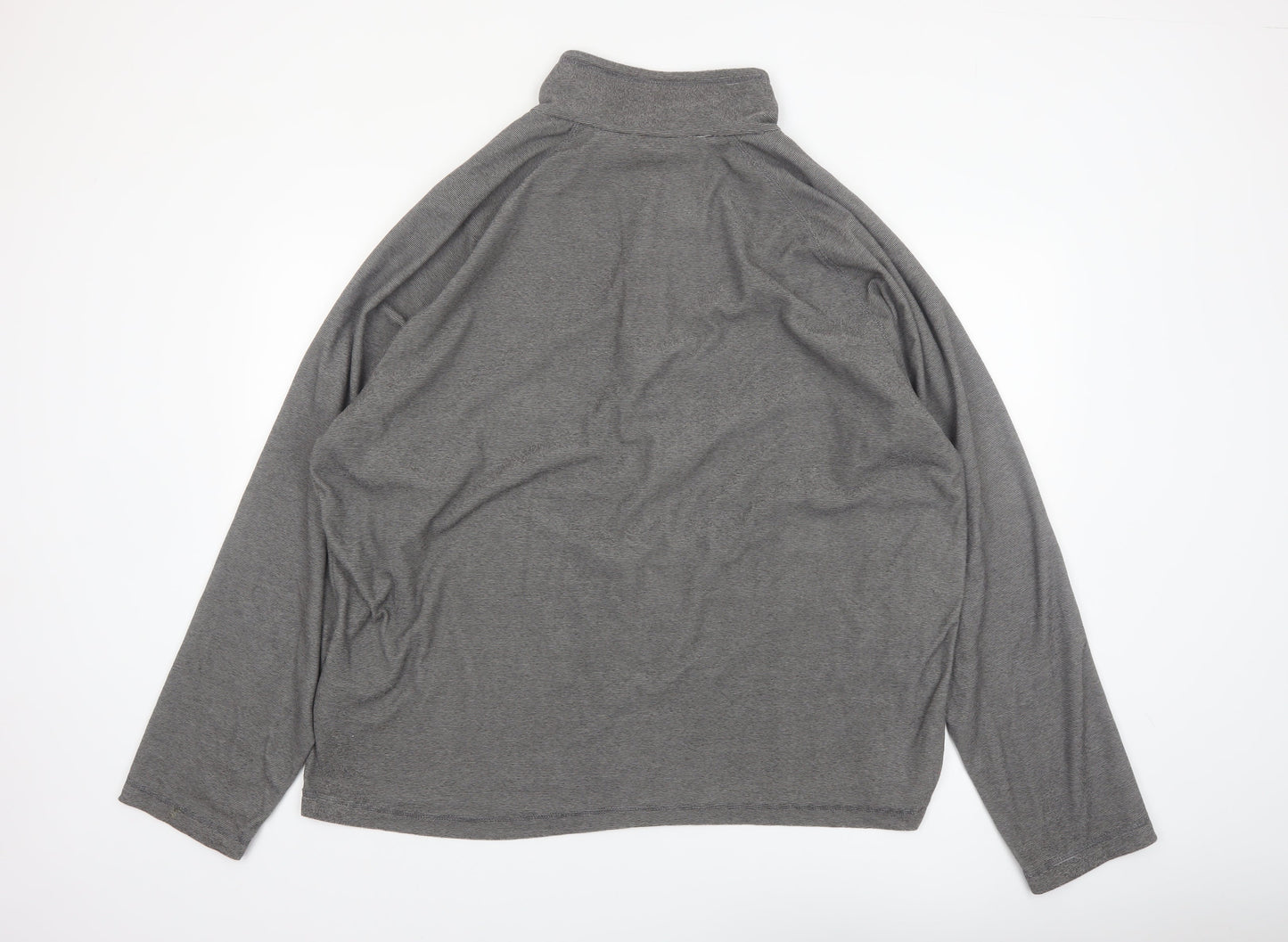 Regatta Men’s Grey 3XL Quarter Zip Lightweight Fleece Sweatshirt