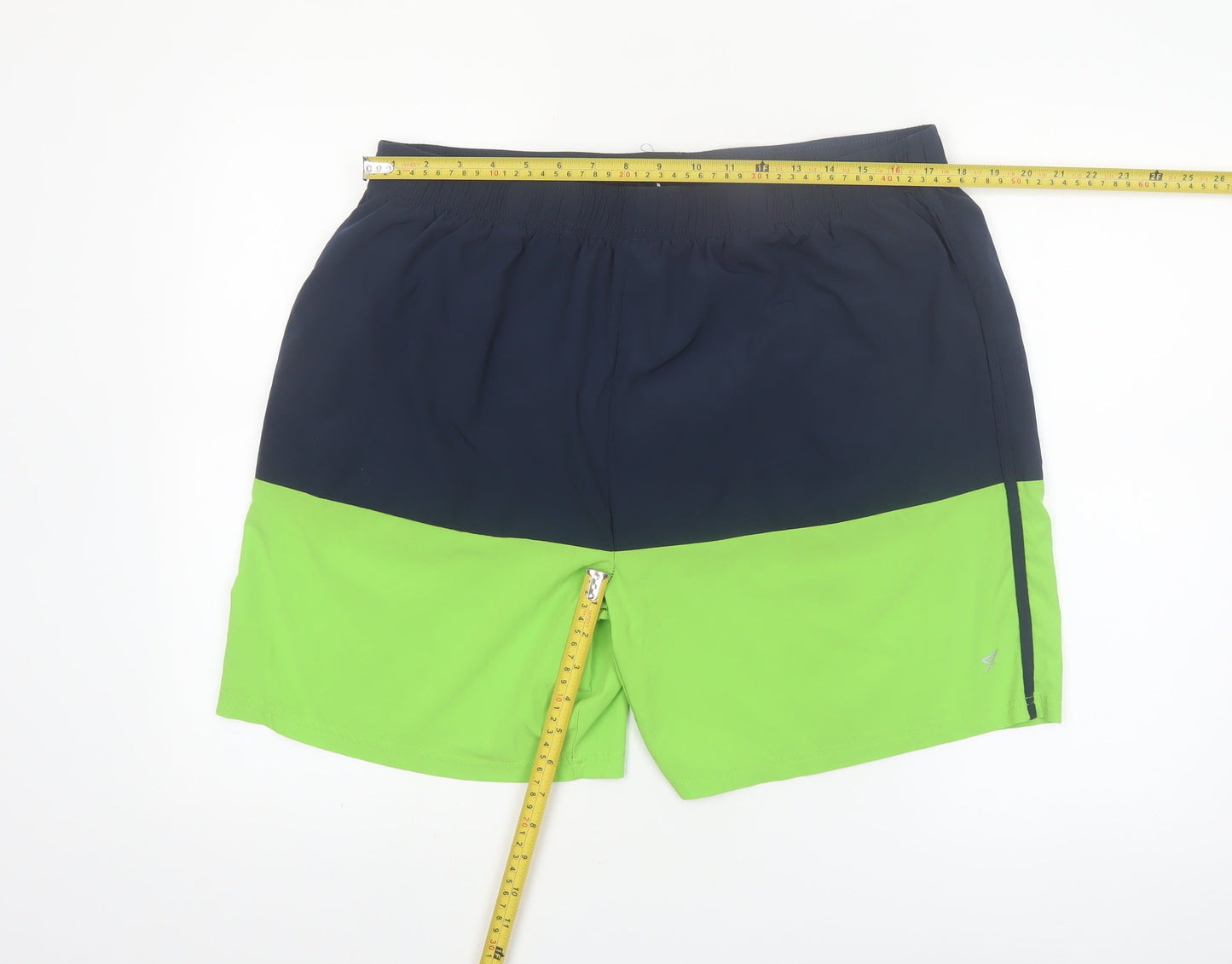 Workout Men's Blue Green 2XL Athletic Woven Quick Dry Shorts