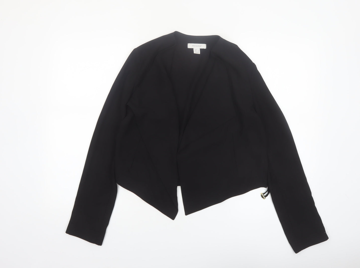 Primark Women’s Black Size 8 Open Front Blazer Jacket