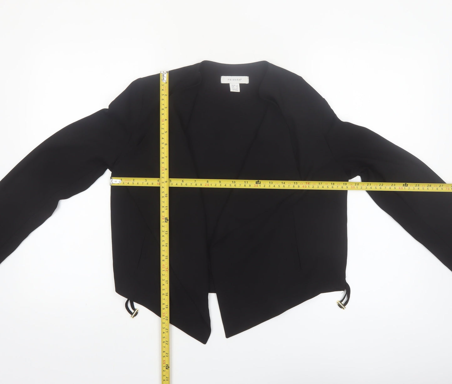 Primark Women’s Black Size 8 Open Front Blazer Jacket