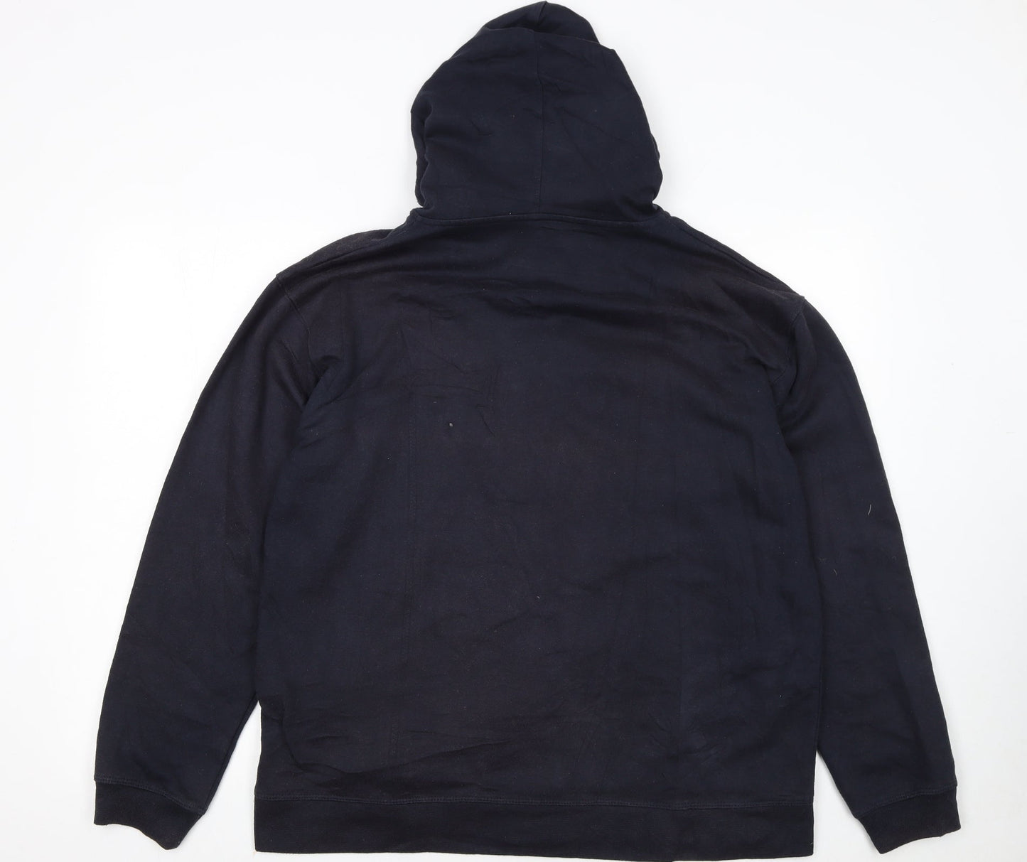 Reebok Men's Blue Full Zip Hoodie Size M Sports Fleece