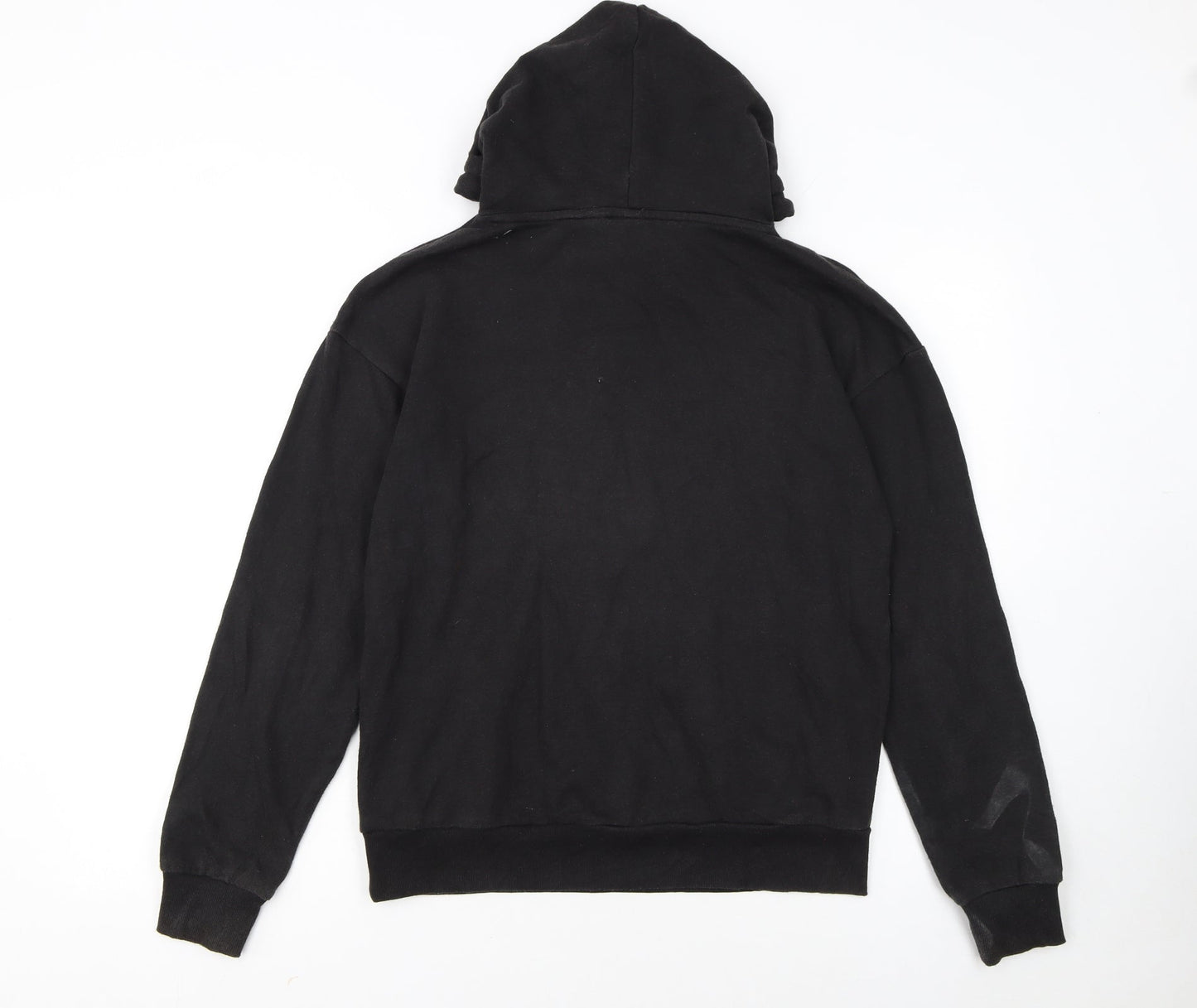 Disney Women Black 2XS Pullover Hoodie Mickey Mouse Graphic Cotton