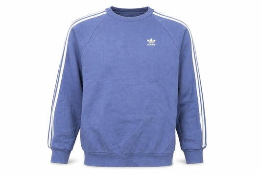 Adidas Men's Blue Crew Neck Pullover Sweatshirt XS