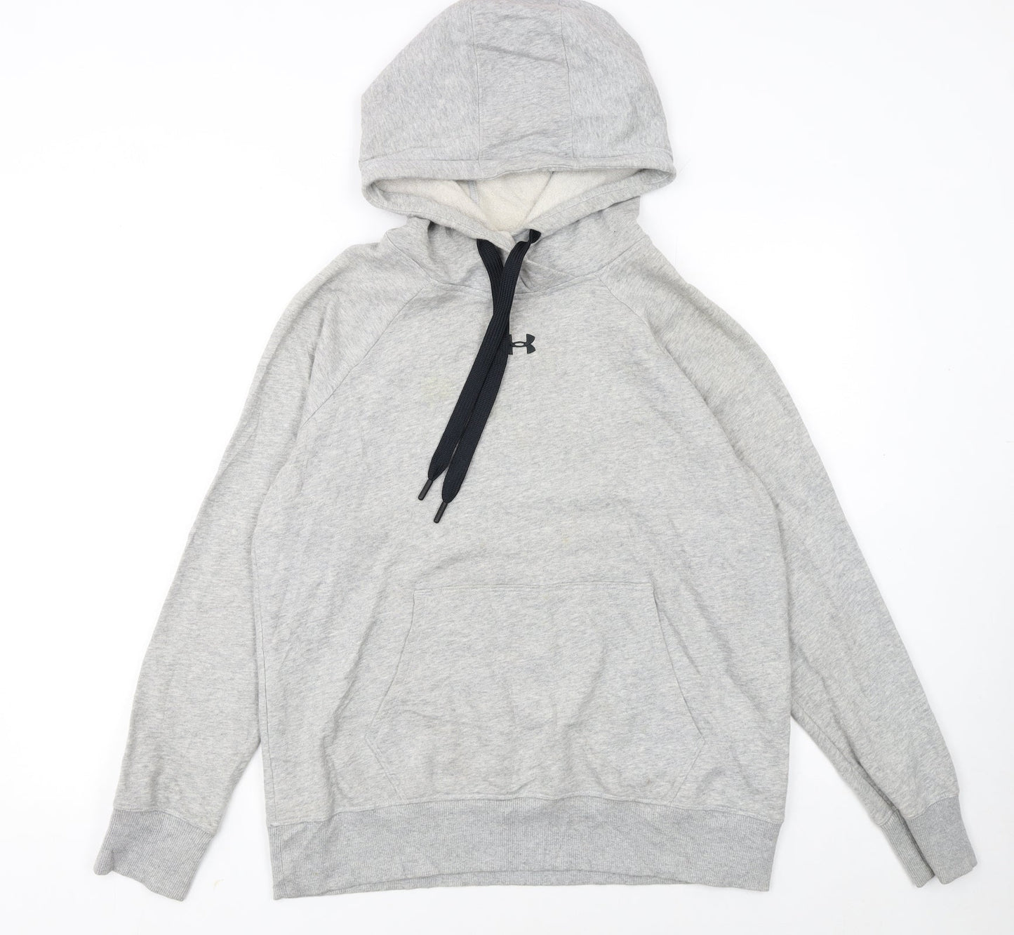 Under Armour Women's Grey Small Pullover Hoodie Loose Fit Sweatshirt