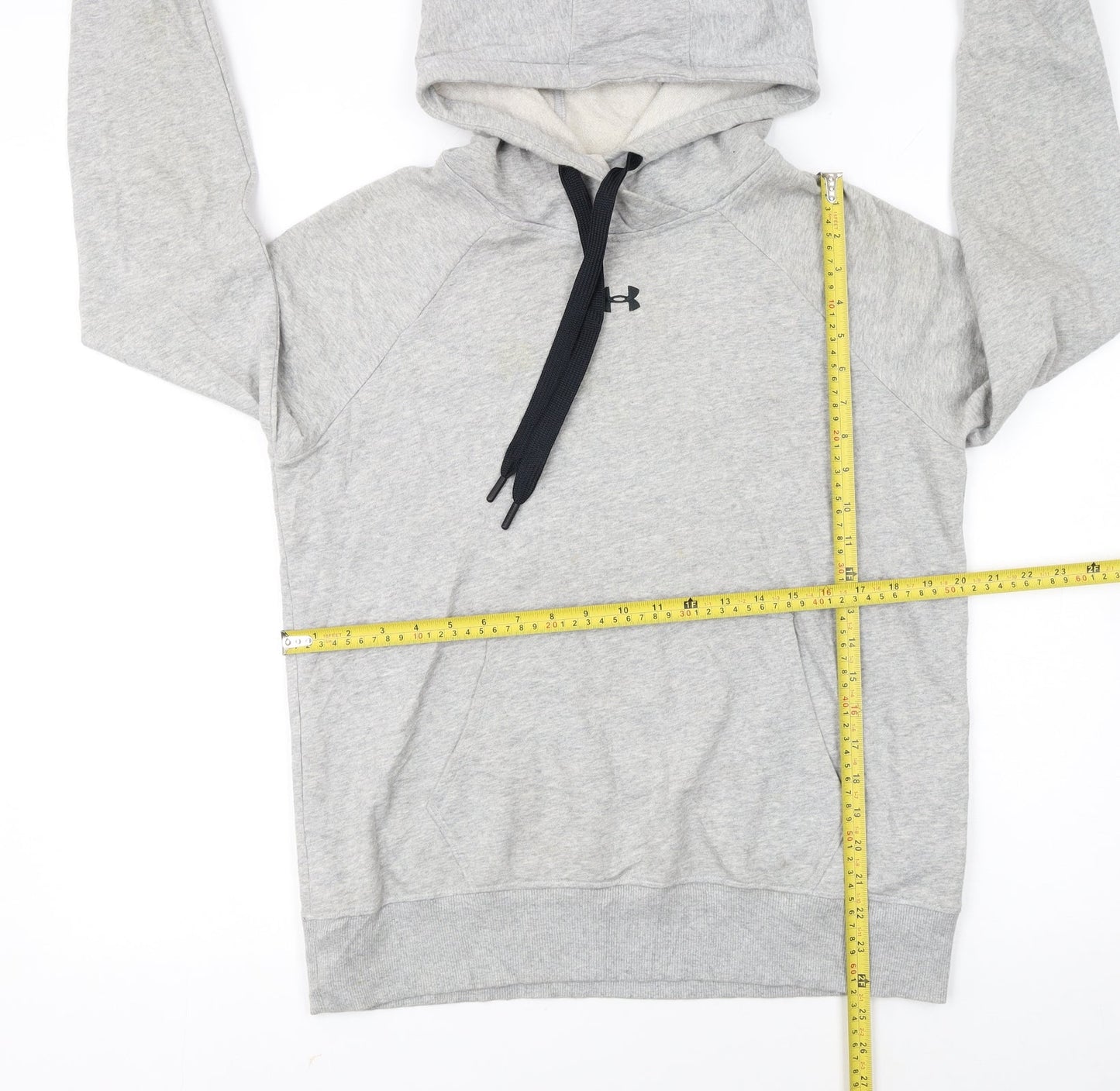 Under Armour Women's Grey Small Pullover Hoodie Loose Fit Sweatshirt