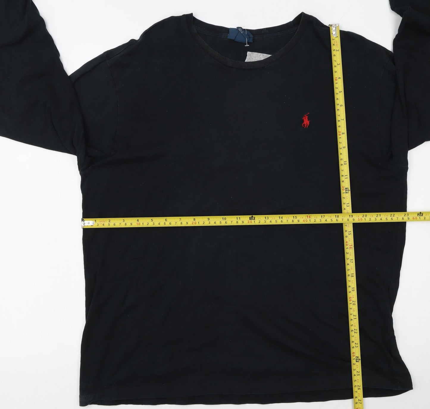 Polo Ralph Lauren Men's Black Long Sleeve Cotton T-Shirt L