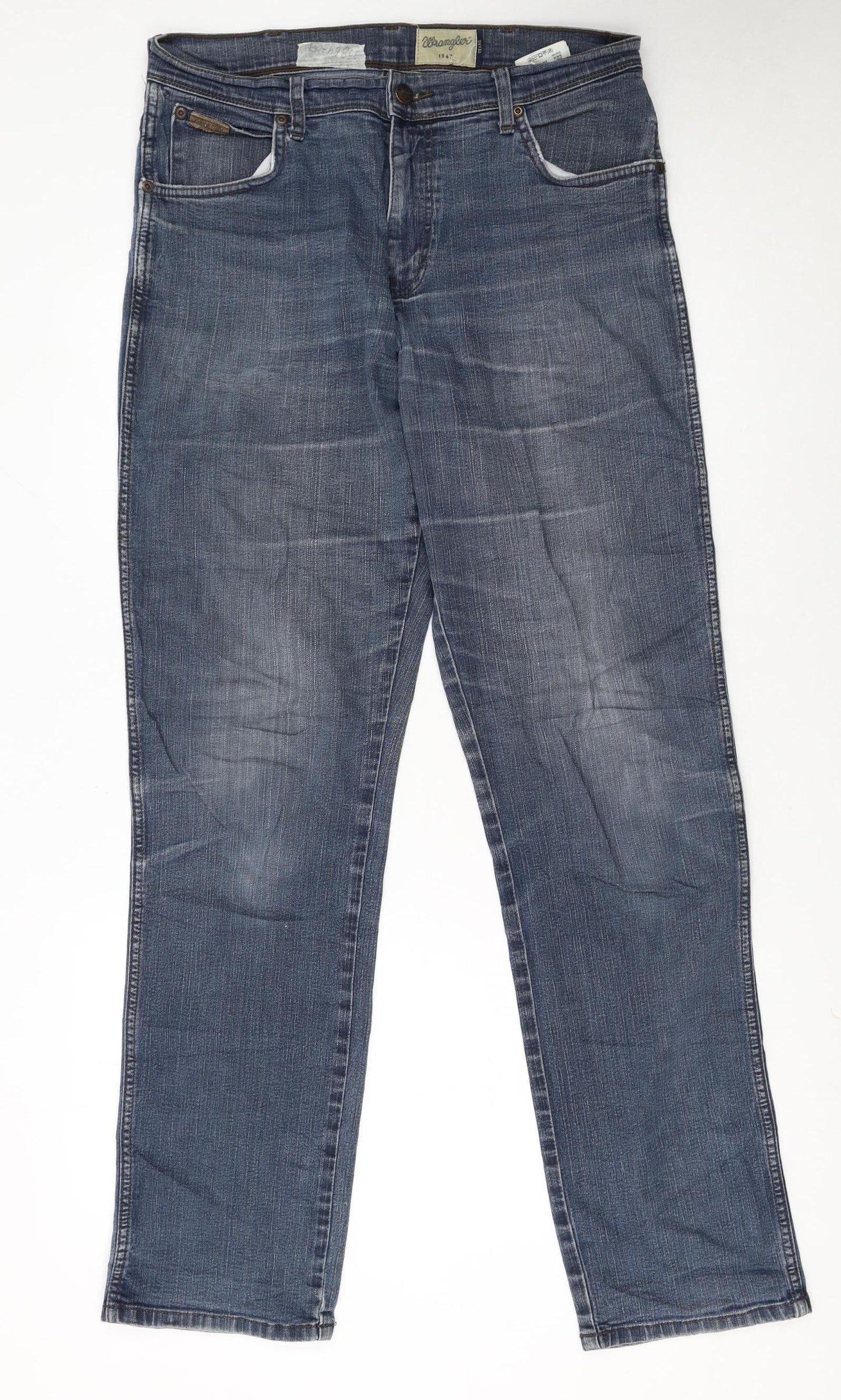 Wrangler Men's Blue Texas Straight Regular Fit Jeans W33 L34