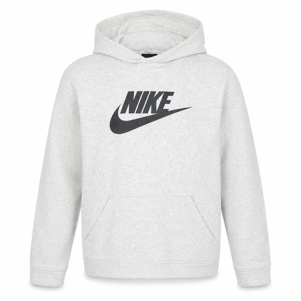 Nike Girls Grey Pullover Hoodie XL 13-15 Years Cotton Blend Logo Sweatshirt