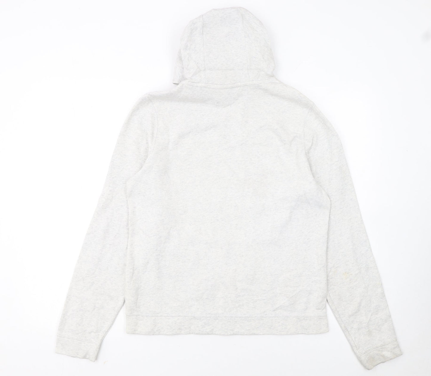 Nike Girls Grey Pullover Hoodie XL 13-15 Years Cotton Blend Logo Sweatshirt