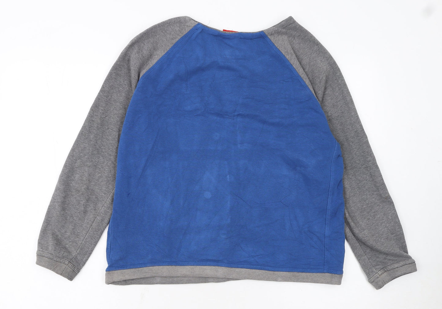 Nike Boys Blue Grey Air Logo Pullover Sweatshirt 13-14 Years