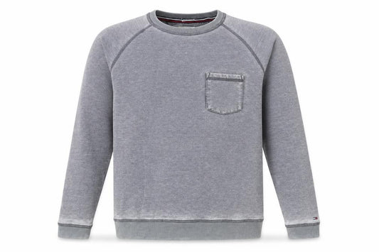 Tommy Hilfiger Men's Grey L Pullover Sweatshirt Crew Neck Casual Top