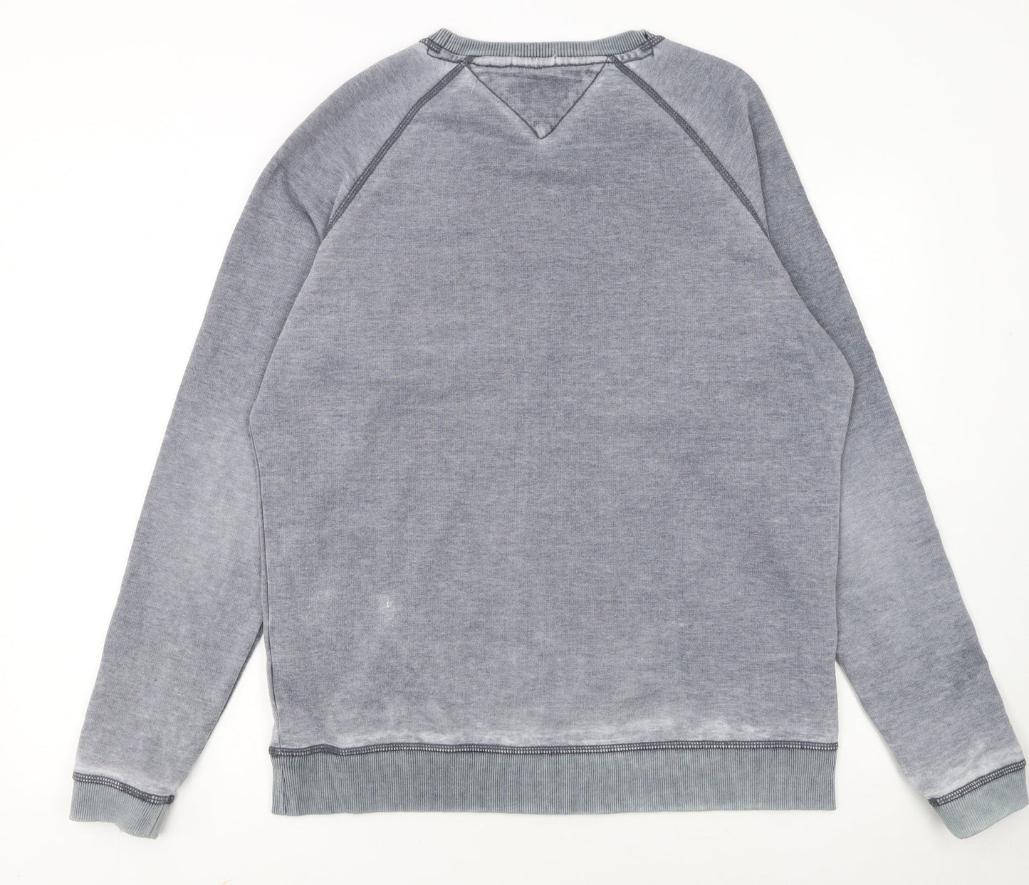 Tommy Hilfiger Men's Grey L Pullover Sweatshirt Crew Neck Casual Top