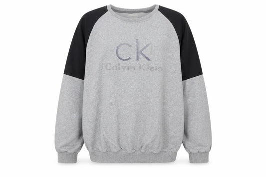 Calvin Klein Jeans Men's Grey 2XL Pullover Sweatshirt Classic Logo