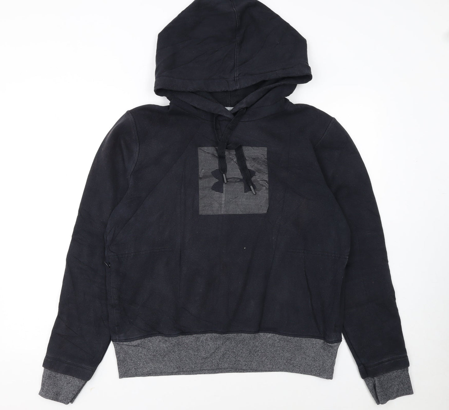 Under Armour Women's Black Medium Pullover Hoodie with Logo