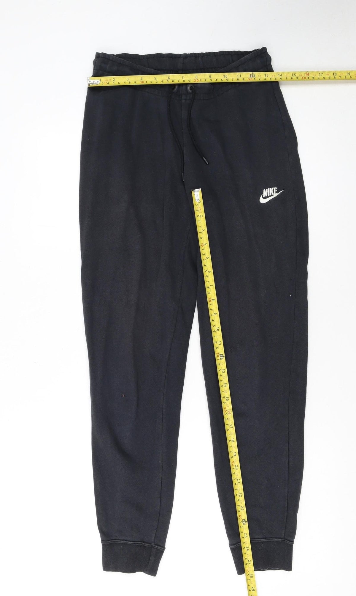Nike Womens Black Small Jogger Sweatpants Elastic Waist Comfort Fit