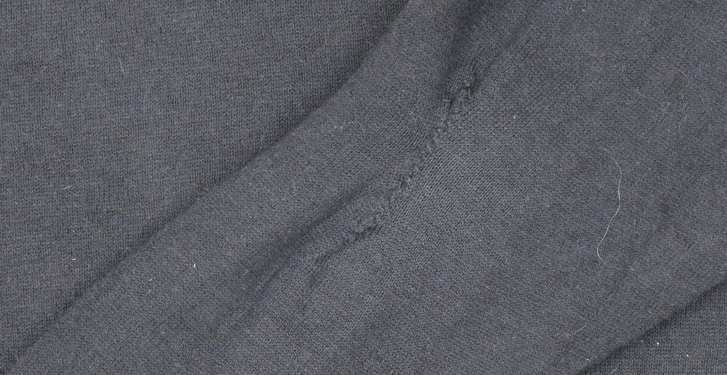 Tommy Hilfiger Men's Blue Wool Half Zip Jumper XL