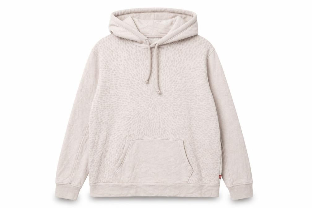 Levi's Womens Beige Pullover Hoodie L Cotton Casual Wear