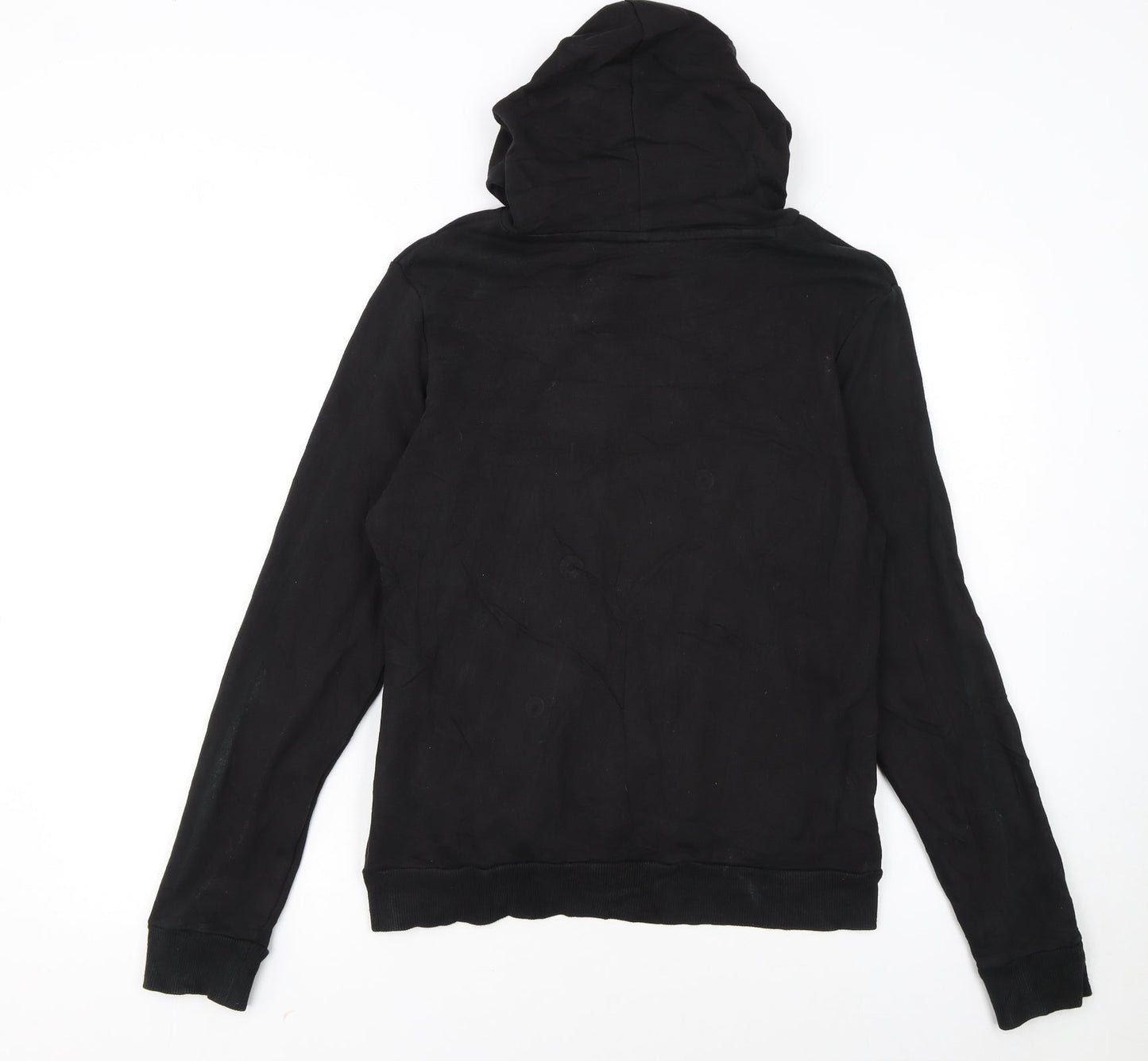 Puma Women's Black Pullover Hoodie Size 14 Logo Print Casual