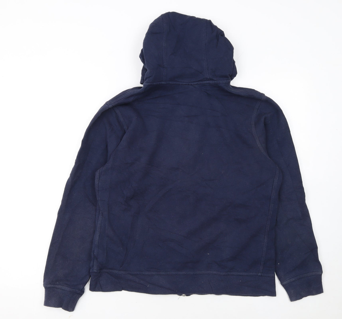 Nike Boys Navy Blue Full Zip Hoodie XL 13-15 Years Fleece Sweatshirt