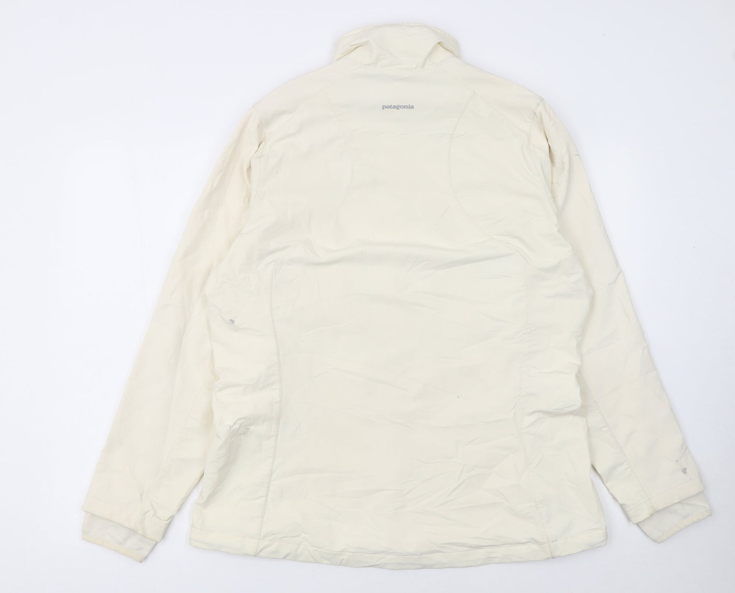 Patagonia Women's Ivory Softshell Mid-Length Active Jacket L